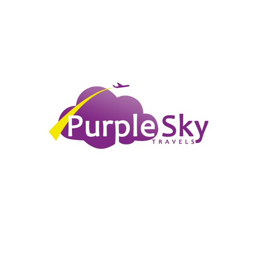 Energetic logo for Purple Sky Travels