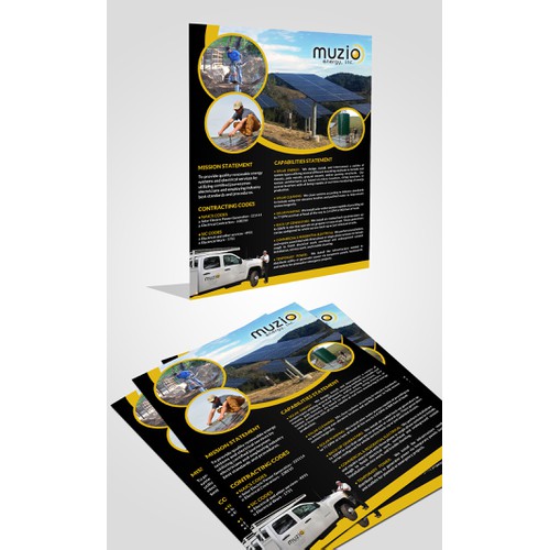 Create Brochure for Marketing to U.S. Government