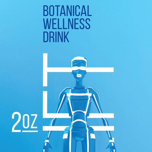 Wellness drink label