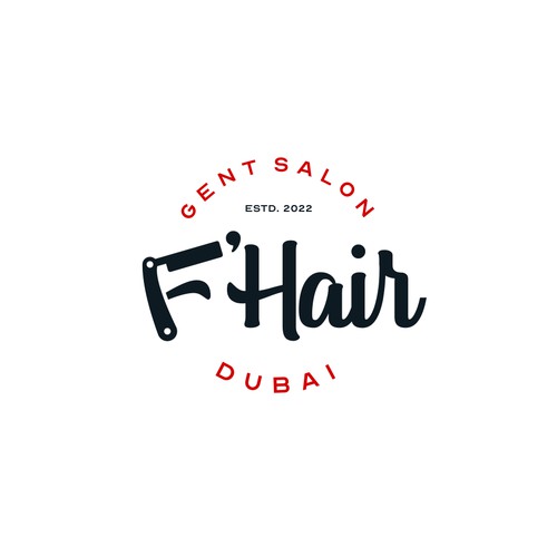 F'Hair logo, Barbershop