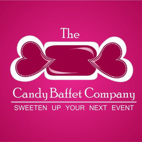 Logo for our Candy Buffet company - think "fashion meets candy"