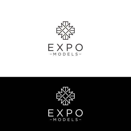 EM " Expo Models " logo concept
