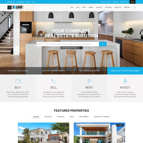 Premium Web Design for Real Estate Website