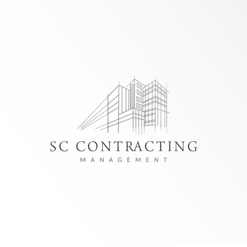 Elegant logo for construction