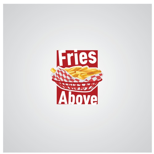 fries above logo