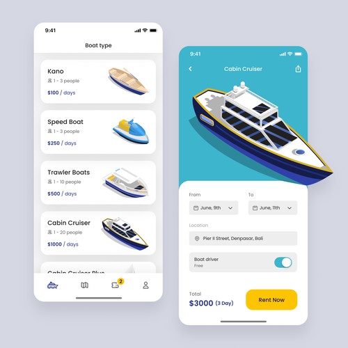 Boat Rental App