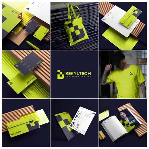 Beryltech logo design 