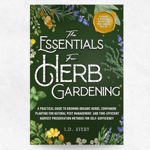 Winner ebook design Herb themed