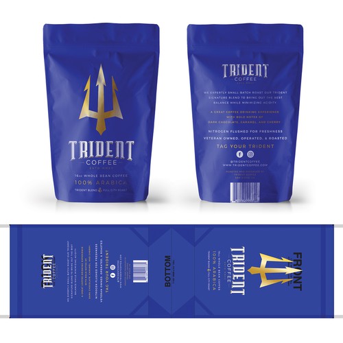 packaging design for coffee product