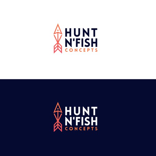 Hunt N' Fish Logo Design