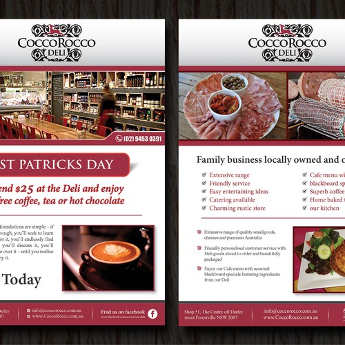 Create a Modular Brochure to help showcase our Deli promotions and feature products