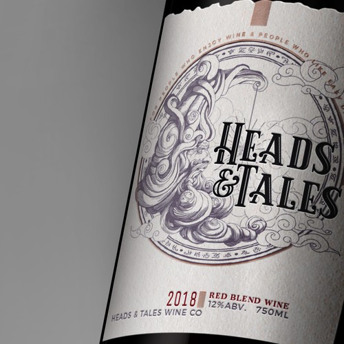 Premium Wine Label Design