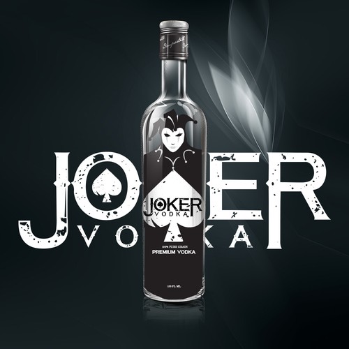 Joker Vodka Label