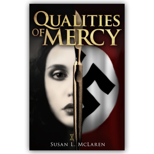 "A striking ebook cover for historical fiction thriller set in Nazi Berlin, 1938."
