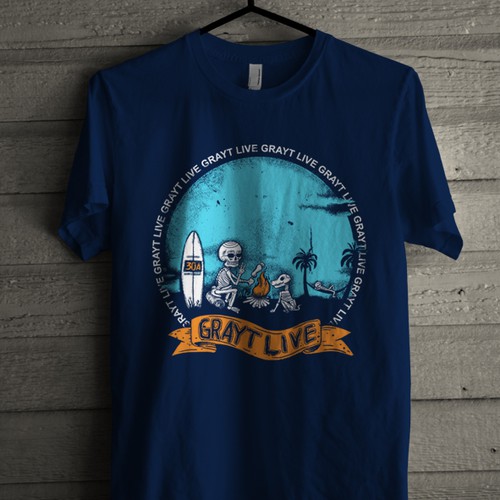Create T-shirt Design for a beach community