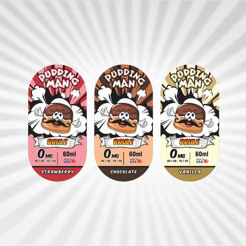 pop art concept for liquid label 