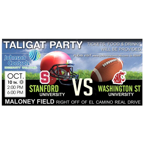 Tailgate Invitation Flyer