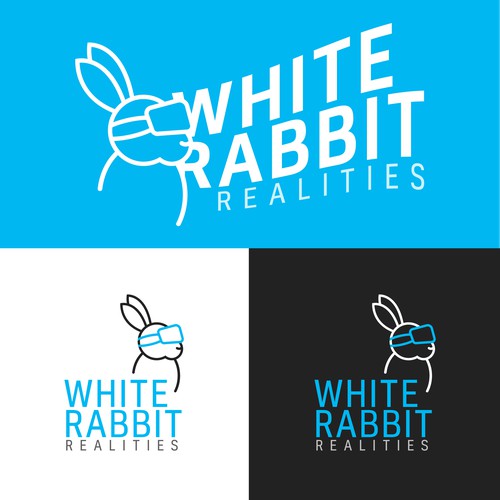 Logo Concept for "White Rabbit Realities"