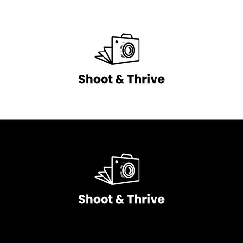 Clever logo concept for an online photography school