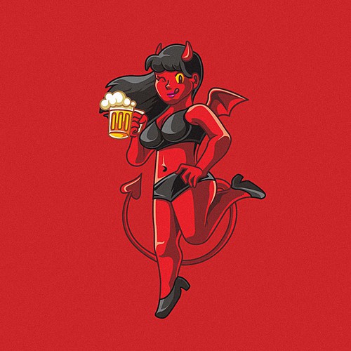 Spicy Beer Logo "Michediablas"