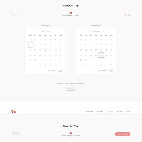 RV Rental Website Concept - Part 2