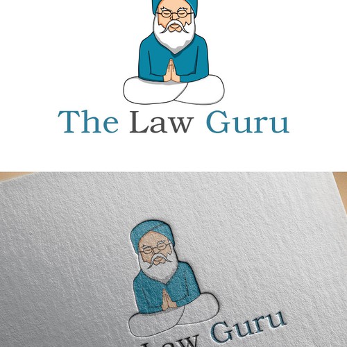 Law Guru logo: Fresh vibrant logo for web-site providing legal e-courses