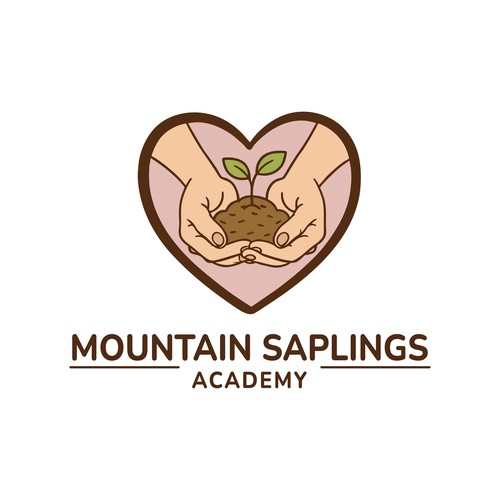 logo design for tree and garden nursery academy