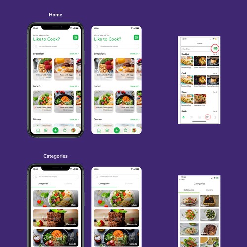 Recipe App Design