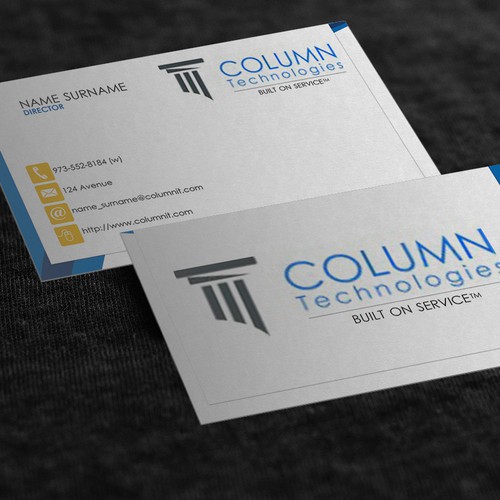 Business Card Design as Part of a Re-brand