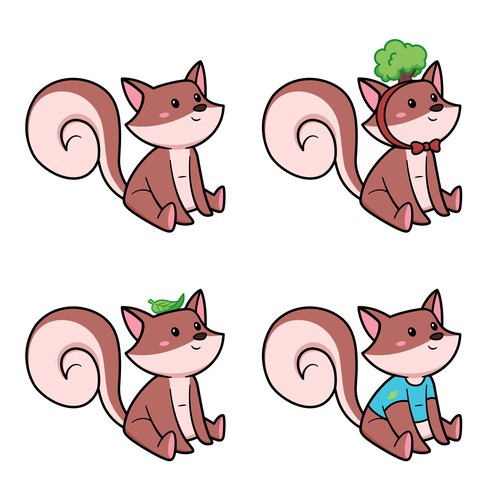 Squirrel Character Design