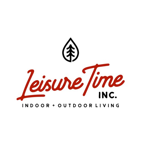 Logo Design for Leisure Time - Indoor + Outdoor Living