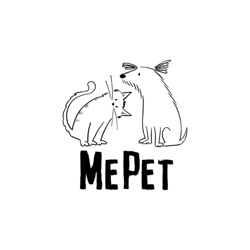 Dog and Cat Pet logo