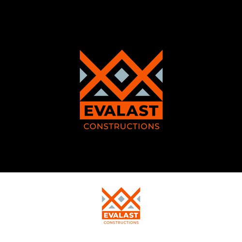 'Evalast Constructions' logo
