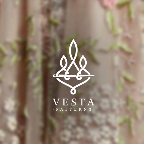A logo for the domestic goddess: Vesta sewing patterns