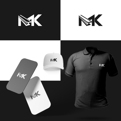 M K Construction Company Logo