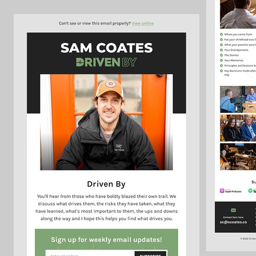 Podcast Email Template