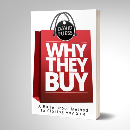 Book cover design for sales strategies.