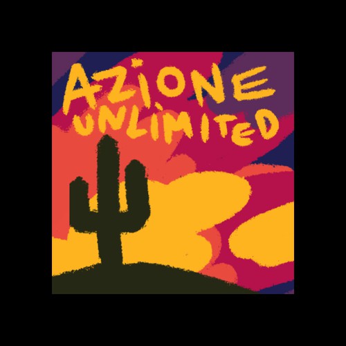 Colourful Logo Concept For Azione Unlimited