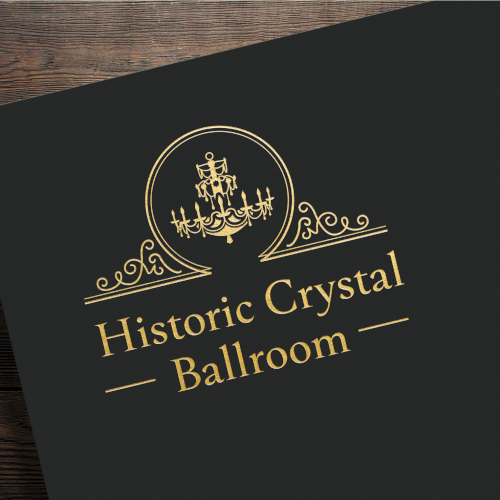 Luxury logo for crystal ballroom 