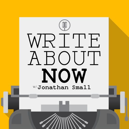 Write About Now Podcast Cover Concept
