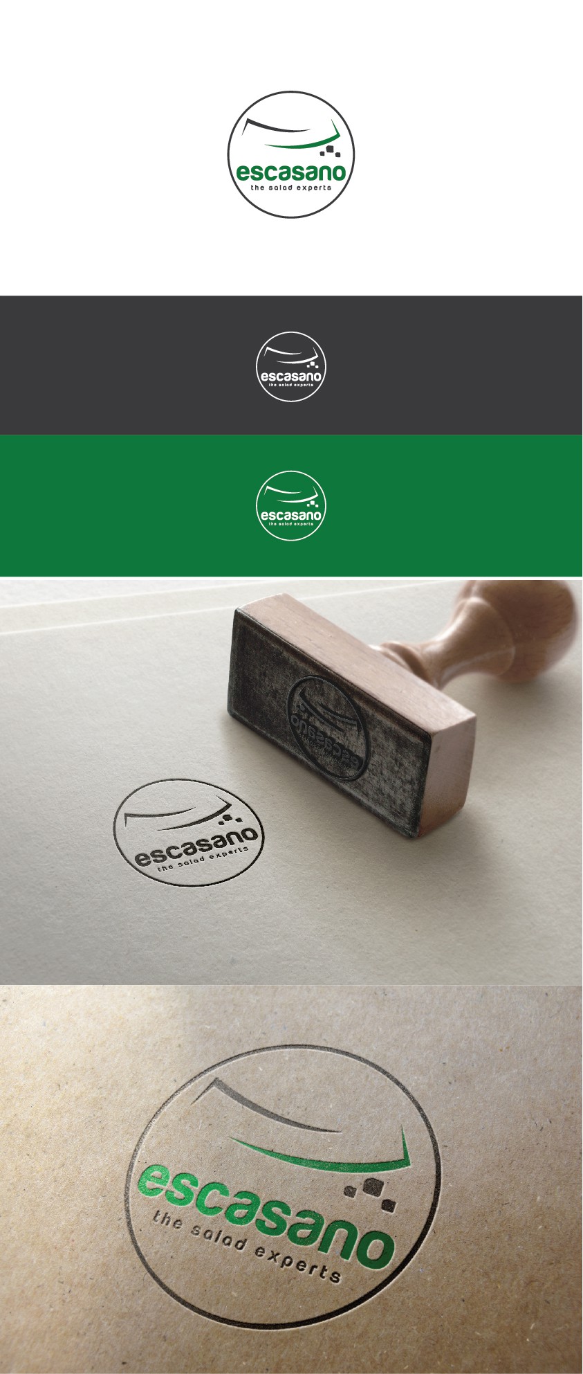 Create a new catchy logo for a premium saladbar!