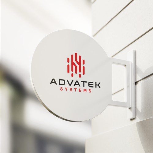 Logo Design Concept For Advatek Systems