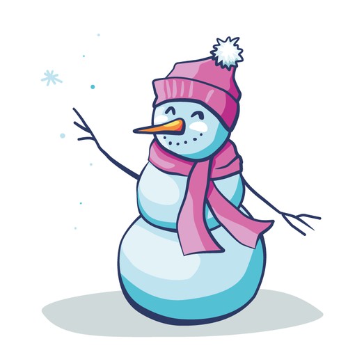 Cartoon snowman 