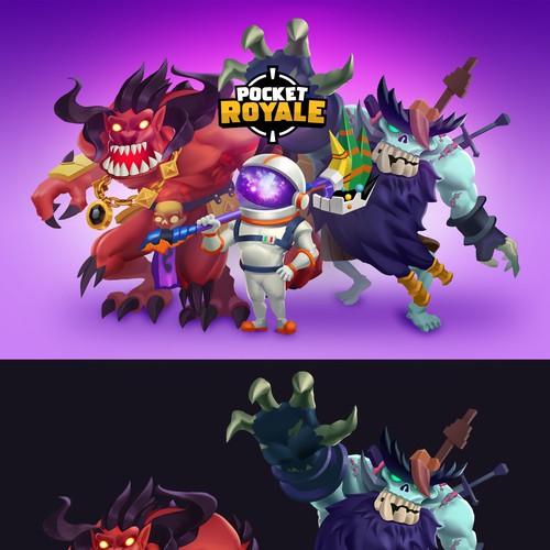 Mobile Game Banner Design