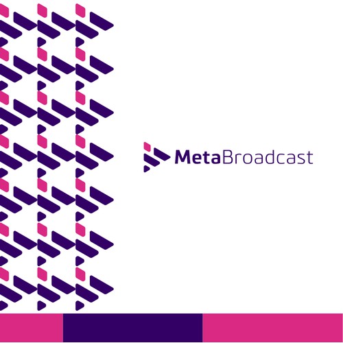 modern logo for Meta Broadcast