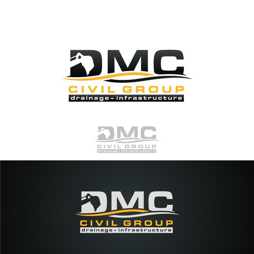 Create a bold logo for DMC Civil Group