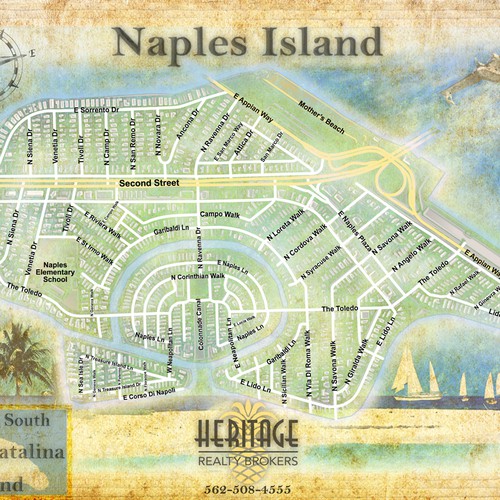Winning Map design for Naples Island