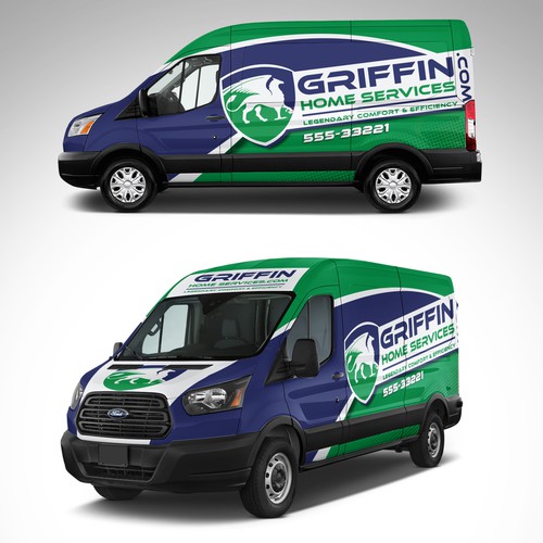 Griffin Home Services full Wrap design