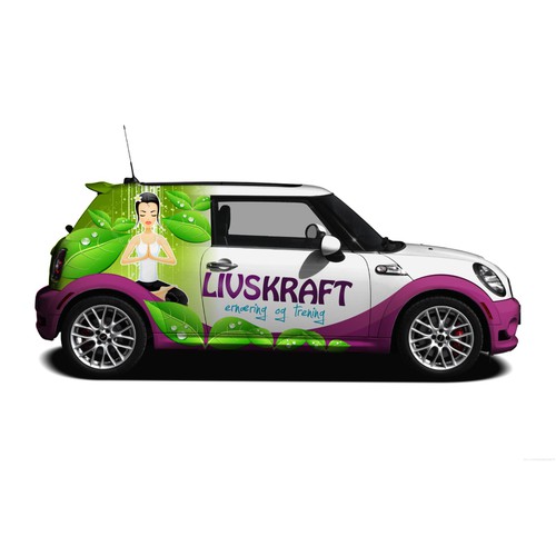 Mini car wrap - all over! Make yourself go nuts :)