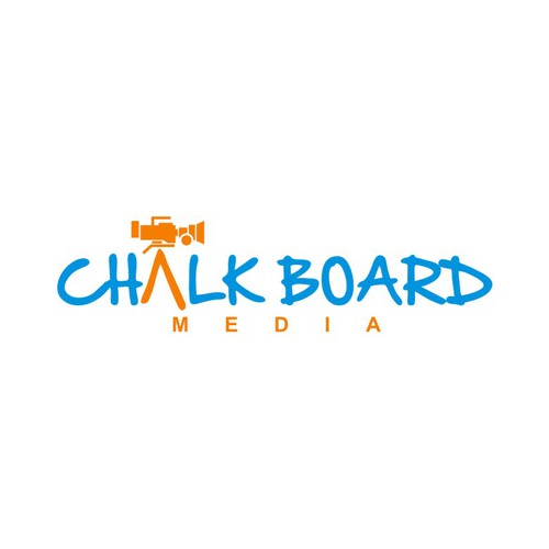 Cool logo for documentary & commercial production company Chalkboard Media